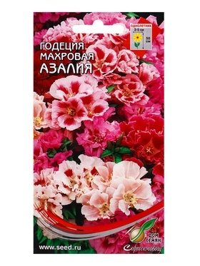 Семена цветов Годеция Азалия, махровая 200 шт (комплект 3 шт)