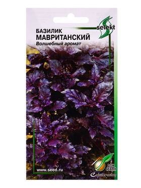 Семена Базилик Мавританский 130 шт  (артикул 10965483)  большой выбор товаров оптом и в розницу по низким ценам с доставкой