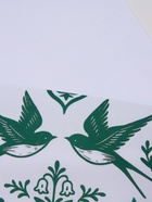 Рушник «Ласточки с зелёным орнаментом», 150×36 см - Фото 5