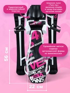 УЦЕНКА Снегокат Snowpatrol 2, со спинкой, с фонариком, белый, розовый, SND4P/2 Nika Kids - Фото 3