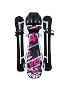 УЦЕНКА Снегокат Snowpatrol 2, со спинкой, с фонариком, белый, розовый, SND4P/2 Nika Kids - Фото 10