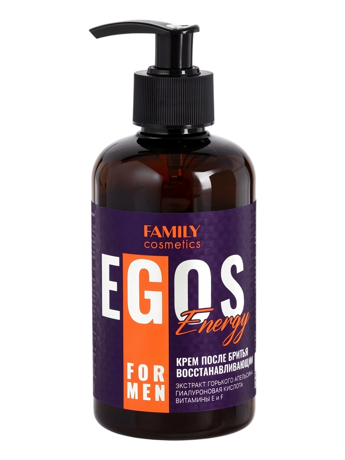 Крем после бритья EGOS for men восстанавливающий, 285 мл - Фото 1