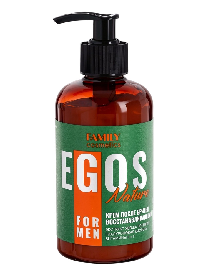 Крем после бритья Nature EGOS for men восстанавливающий, 285 мл - Фото 1