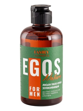 Лосьон после бритья Nature серии EGOS for men успокаивающий, 285 мл  (артикул 10484457)  большой выбор товаров оптом и в розницу по низким ценам с доставкой