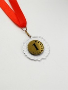 Медаль призовая «1 место», на ленте, d=5 см - фото 809452961