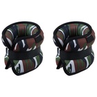 УЦЕНКА Утяжелители неопреновые ONLYTOP, 2 шт.×1.5 кг, цвет милитари - Фото 4