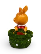 Фигурное кашпо 13 х 10 х 15см  "Зайка с мешком" - Фото 6