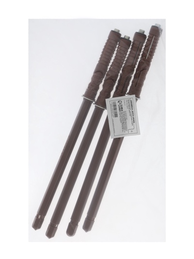 Менсолодержатель - полкодержатель ТУНДРА, 10×145, скрытый, набор 4 шт.