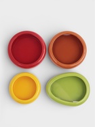 Контейнеры для хранения еды «Ассорти», набор 4 шт., гибкая крышка, пластик, разноцветные 10949498