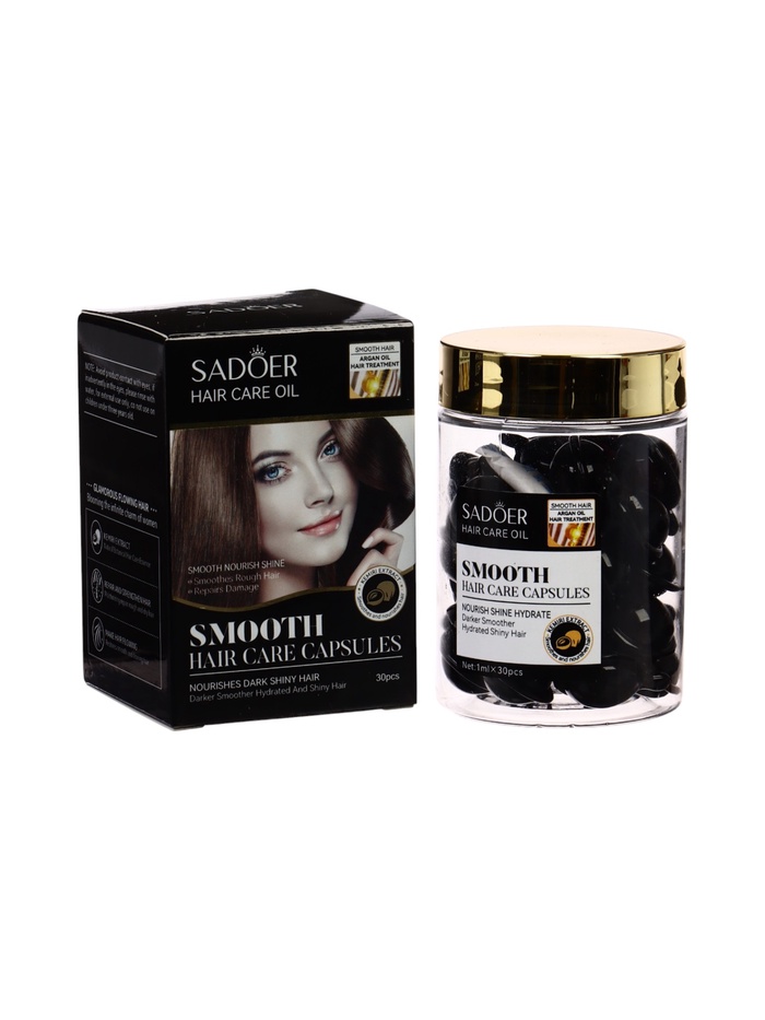 Масло для волос в капсулах, с аргановым маслом и лесным орехом, 1 мл × 30 шт. - Фото 1