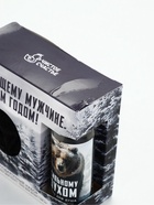 УЦЕНКА Набор "Настоящему мужчине", мини гель для душа и мочалка - Фото 3