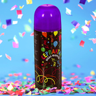 Новогодний спрей серпантин, 250 мл., цвет светло-лиловый, на новый год - Фото 2