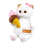 Мягкая игрушка "Кошечка Ли-Ли с мороженым, "Мультсериал", 18 см LKm18-005 10954325