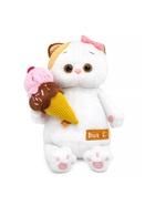 Мягкая игрушка «Кошечка Ли-Ли с мороженым», 18 см - Фото 2