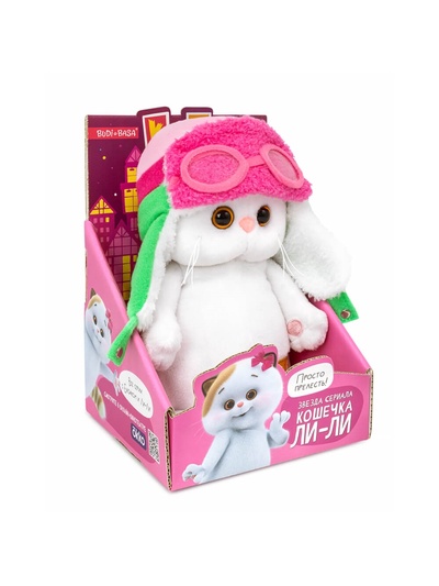 Мягкая игрушка «Кошечка Ли-Ли, авиатор», «Мультсериал», 18 см