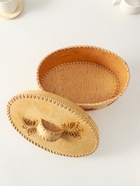 Хлебница с ручкой «Бабочки», 30×18×19 см, береста - Фото 6