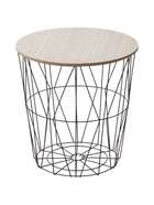 УЦЕНКА Столик журнальный «Корзинка», чёрный, 40×40.5 см - Фото 4