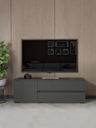 УЦЕНКА Тумба ТВ Лора, графит 450×1350×440 - Фото 4