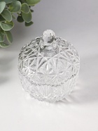 Шкатулка для украшений с крышкой «Вспышка», стекло, прозрачная, 6.8×6.8×9 см - Фото 3
