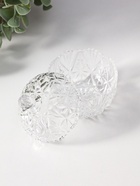 Шкатулка стекло "Вспышка" прозрачная 6,8х6,8х9 см (комплект 2 шт) - фото 65568924