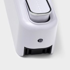 УЦЕНКА Диспенсер для жидкого мыла механический 350 мл, пластик, цвет белый - Фото 5