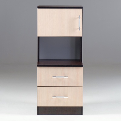 УЦЕНКА Тумба прикроватная Бася, 950×400×415, Венге/Дуб молочный