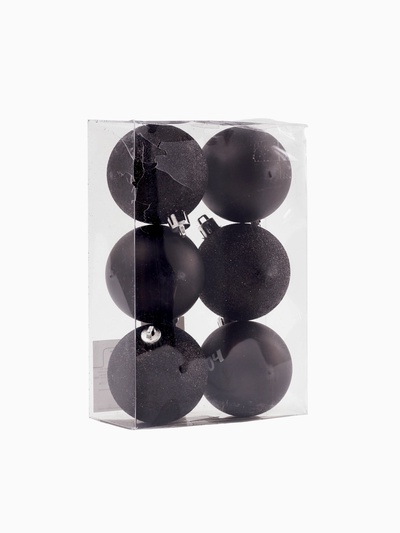 УЦЕНКА Набор шаров «С НГ, короч», 6 штук, d=6, пластик