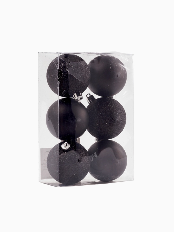 УЦЕНКА Набор шаров «С НГ, короч», 6 штук, d=6, пластик - Фото 1