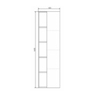 УЦЕНКА Шкаф-колонна COMFORTY «Турин-45» дуб бежевый - Фото 2