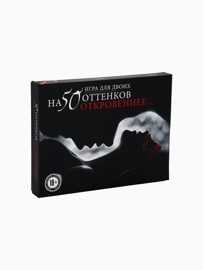 УЦЕНКА Игра для двоих «На 50 оттенков откровеннее…» 4 в 1 (50 карт, кольцо, зажимы, втулка), 18+, 15