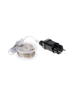 УЦЕНКА Гирлянда «Нить» 50 м, роса, IP44, серебристая нить, 500 LED, пульт, 36 В, свечение тёплое белое - Фото 5