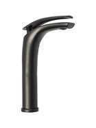 УЦЕНКА Смеситель для раковины ZEIN Z3797, дизайнерский, однорычажный, картридж 35 мм, графит 1098318 10983189