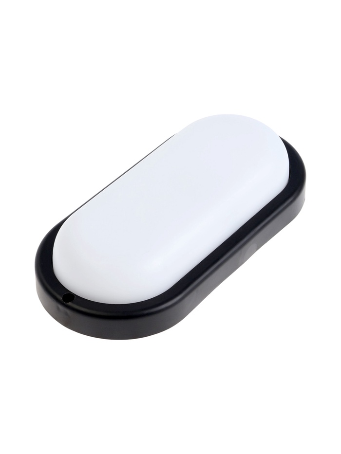 Светильник светодиодный Включай, герметичный, 17 Вт, 1445 лм, IP65, 6500К, овальный, чёрный - Фото 1