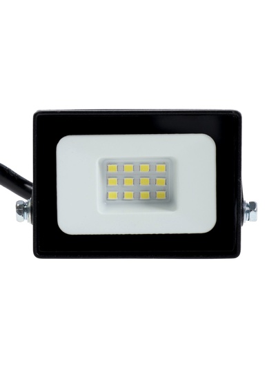 Прожектор светодиодный VKL Electric, 10 Вт, 1200 лм, 6500К, IP65, 220 В чёрный, свечение холодное белое