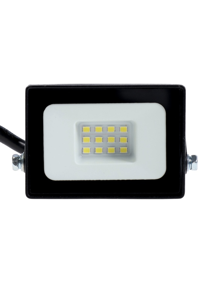 Прожектор светодиодный VKL Electric, 10 Вт, 1200 лм, 6500К, IP65, 220 В чёрный, свечение холодное белое - Фото 1