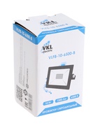 Прожектор светодиодный VKL Electric, 10 Вт, 1200 лм, 6500К, IP65, 220 В чёрный, свечение холодное белое - Фото 6