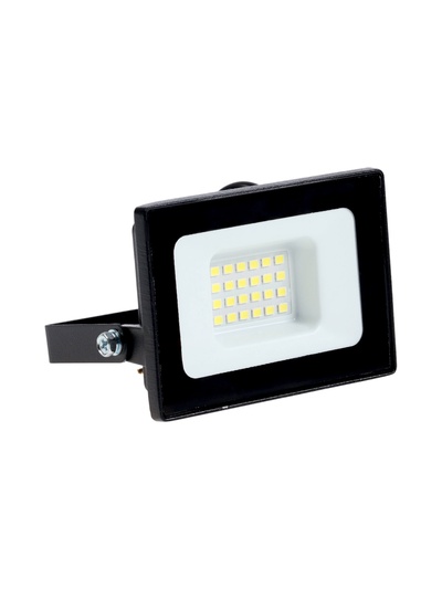 Прожектор светодиодный VKL Electric, 20 Вт, 2400 лм, 6500К, IP65, 220 В, чёрный, свечение холодное белое