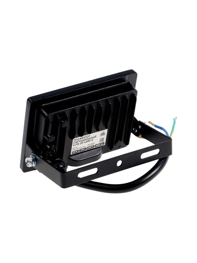Прожектор светодиодный VKL Electric, 20 Вт, 2400 лм, 6500К, IP65, 220 В, чёрный, свечение холодное белое