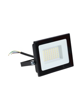 Прожектор светодиодный VKL Electric, 50 Вт, 6000 лм, 6500К, IP65, 220 В чёрный, свечение холодное белое