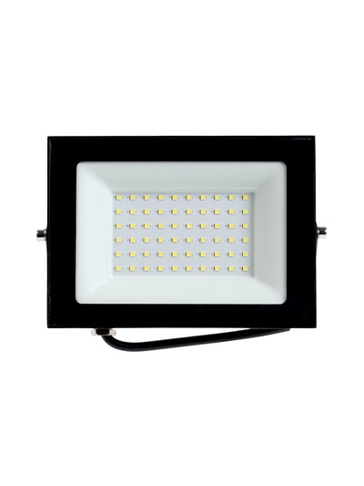 Прожектор светодиодный VKL Electric, 70 Вт, 8400 лм, 6500К, IP65, 220 В, чёрный, свечение холодное белое