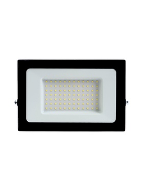 Прожектор светодиодный VKL Electric, 100 Вт, 12000 лм, 6500К, IP65, 220 В, чёрный, свечение холодное белое 10981466