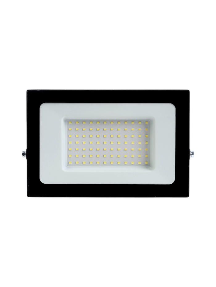 Прожектор светодиодный VKL Electric, 100 Вт, 12000 лм, 6500К, IP65, 220 В, чёрный, свечение холодное белое - Фото 1