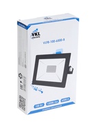 Прожектор светодиодный VKL Electric, 100 Вт, 12000 лм, 6500К, IP65, 220 В, чёрный, свечение холодное белое - Фото 6