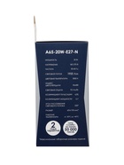 Лампа светодиодная Включай, А65, 20 Вт, E27, 1900 лм, 3000K, IP20, свечение тёплое белое - Фото 3