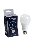 Лампа светодиодная Включай, А65, 20 Вт, E27, 1900 лм, 6500K, IP20, свечение холодное белое - Фото 1