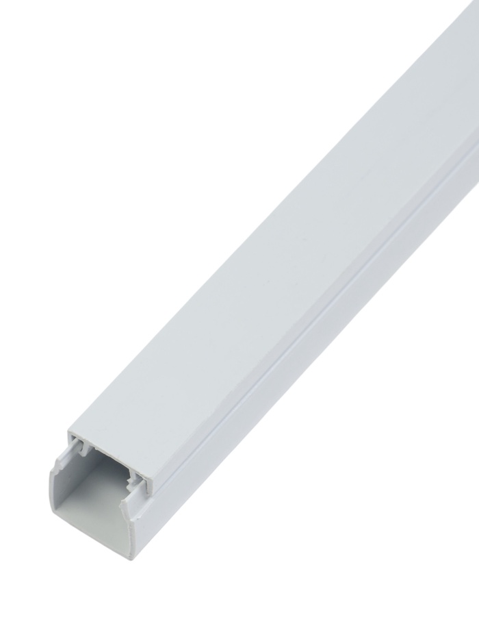 Кабель - канал VKL Electric, 12×12×2000 мм, белый - Фото 1