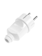 Вилка прямая TANGO, 16 А, 250 В, IP20, с заземлением, белая - Фото 3