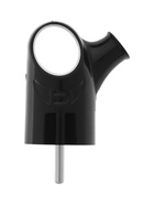 Вилка угловая с ушком TANGO, 16 А, 250 В, IP20, с заземлением, чёрная - Фото 2