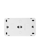 Выключатель одноклавишный с розеткой TANGO, 16 А, IP20, горизонтальный, с заземлением, белый - Фото 3