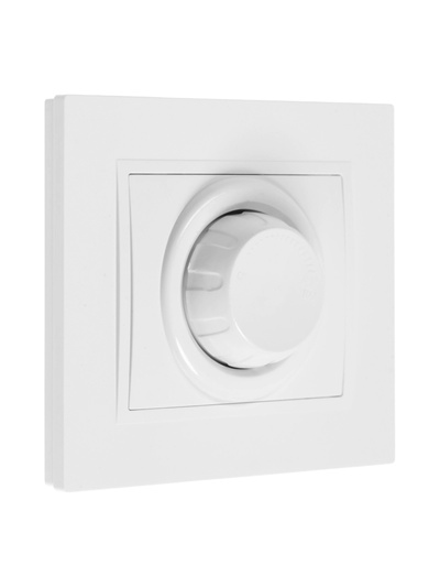 Диммер белый TANGO HOUSE, 250 В, IP20, скрытый монтаж, белый